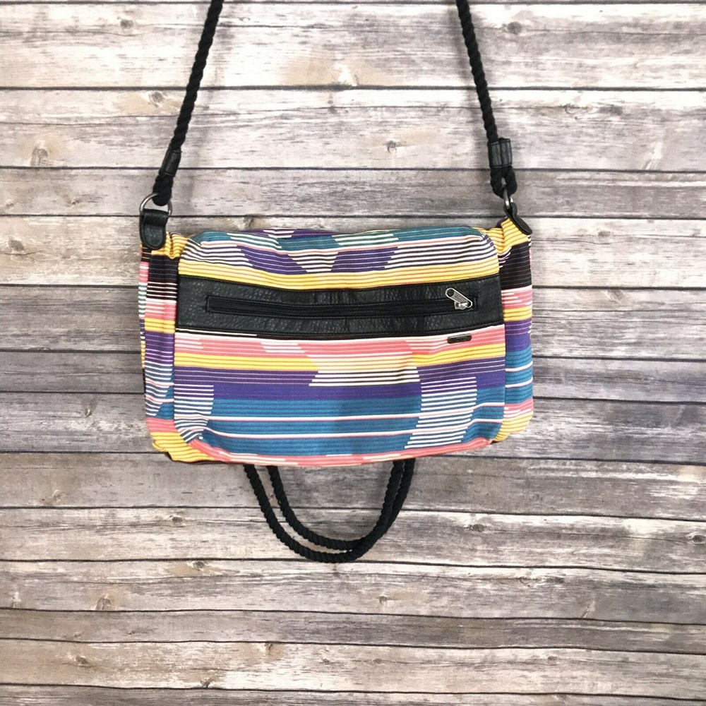 Vans Off The Wall Breakers Cream Stripe Beach Bag - Picture 8 of 8